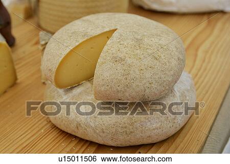 Stock Photograph - Cheese at Farmers Market. Fotosearch
