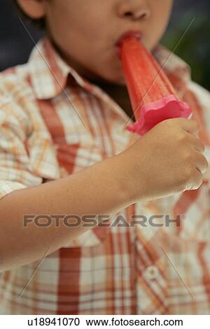 Child with Watermelon Ice Pop View Large Photo Image Stock Image - Child with Watermelon Ice Pop. Fotosearch