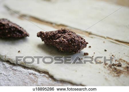 Chocolate and Cinnamon mixture on Pastry Strip / step shot View Large Photo Image Stock Photograph - Chocolate and Cinnamon mixture on Pastry Strip / step shot. Fotosearch