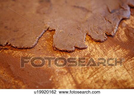 Stock Image - Chocolate Dough. Fotosearch