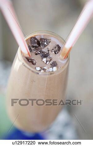 Stock Image - Chocolate Milkshake. Fotosearch