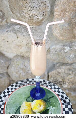 Stock Photograph - Chocolate Milkshake. Fotosearch