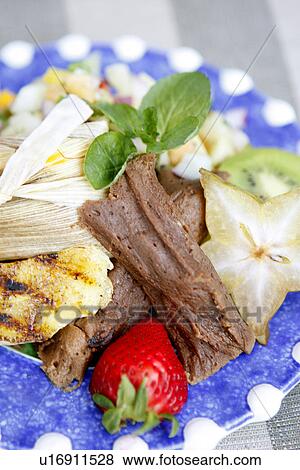 Stock Photo - Chocolate Papaya Tamales. Fotosearch