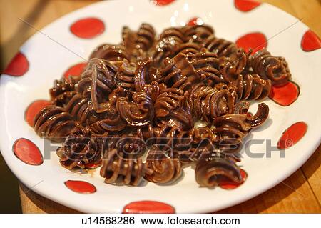 Chocolate Pasta View Large Photo Image Stock Photograph - Chocolate Pasta. Fotosearch