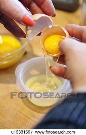 Stock Photo - Cracked Egg. Fotosearch