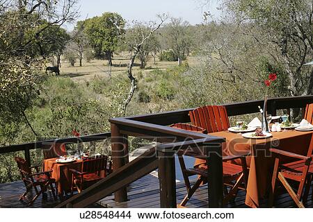 Picture - Dining in Nature in South Africa. Fotosearch