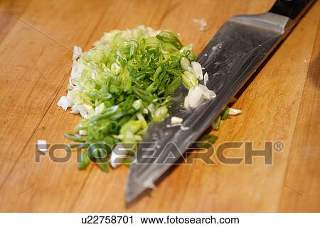 Finely Chopped Scallions View Large Photo Image Stock Image - Finely Chopped Scallions. Fotosearch