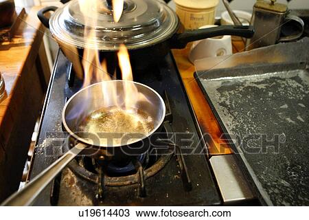 Stock Image - Flambe. Fotosearch