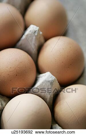 Stock Image - Free Range Eggs. Fotosearch