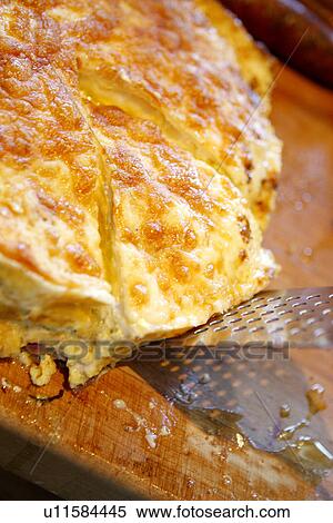 Stock Photography - Lasagne and Spatula. Fotosearch
