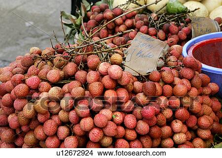 Picture - Lychees, Grande Baie, Mauritius. Fotosearch
