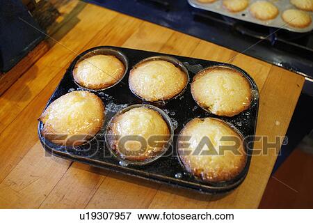 Orange Glazed Muffins View Large Photo Image Stock Photo - Orange Glazed Muffins. Fotosearch