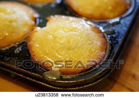 Stock Photo - Orange Muffins. Fotosearch