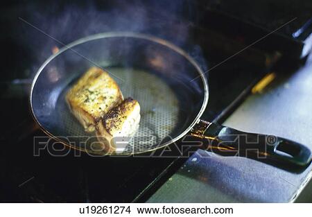 Picture - Pan Fried Fish. Fotosearch