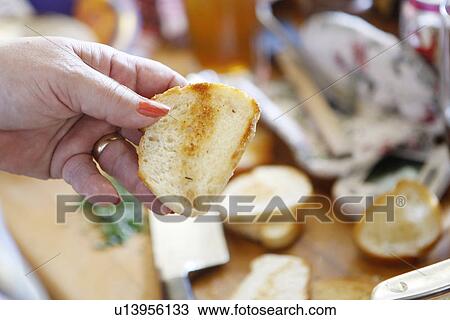 Piece of toasted Baguette View Large Photo Image Stock Image - Piece of toasted Baguette. Fotosearch