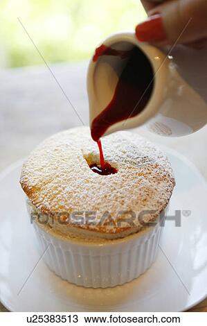 Raspberry Souffle View Large Photo Image Stock Image - Raspberry Souffle. Fotosearch