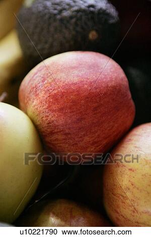 Stock Image - Red Braeburn Apple. Fotosearch