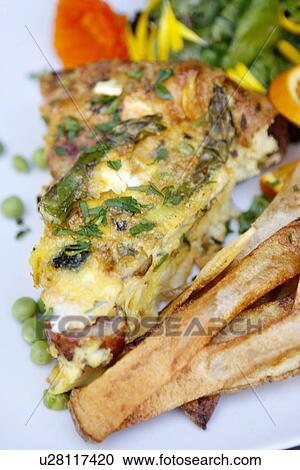 Stock Image - Spring Fritatta. Fotosearch