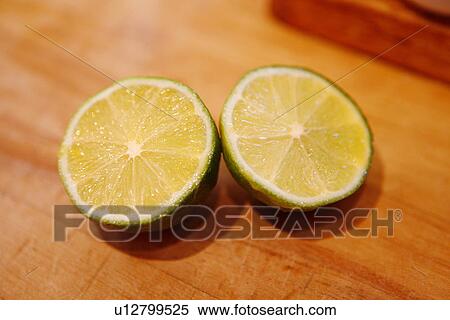 Stock Photography - Two Lemon Halves. Fotosearch