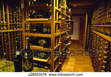 Stock Photograph - Wine Cellar. Fotosearch