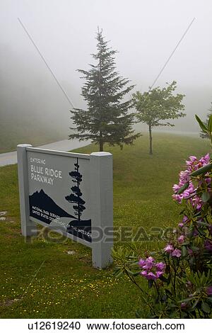 Stock Image -  blue ridge parkway north carolina usa . Fotosearch