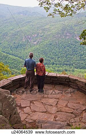 Stock Photo -  chestoa view overlook blue ridge parkway north. Fotosearch