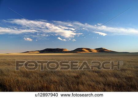 grasslands buttes highway 120 new mexico nm View Large Photo Image Stock Image - grasslands buttes highway 120 new mexico nm . Fotosearch