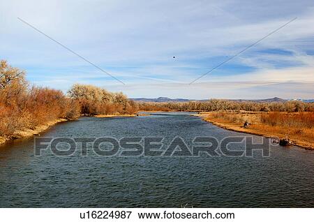 Stock Photo -  rio grande river santa domingo new mexico nm rio. Fotosearch