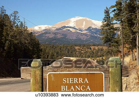 sierra blanca riodoso new mexico hispanic marker View Large Photo Image Stock Image - sierra blanca riodoso new mexico hispanic marker. Fotosearch