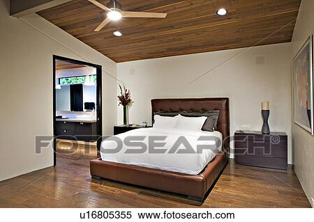 Stock Photography - Bedroom in modern mansion. Fotosearch