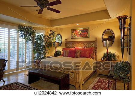 Comfortable bed in luxury manor house View Large Photo Image Stock Image - Comfortable bed in luxury manor house. Fotosearch