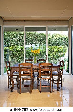 Dining table in country house View Large Photo Image Stock Image - Dining table in country house. Fotosearch