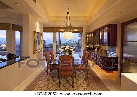 Dining table in manor house View Large Photo Image Stock Image - Dining table in manor house. Fotosearch
