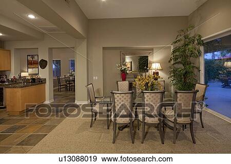 Stock Photo - Dining table in room. Fotosearch