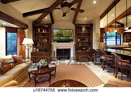 Living room interior of mansion View Large Photo Image Stock Photography - Living room interior of mansion. Fotosearch