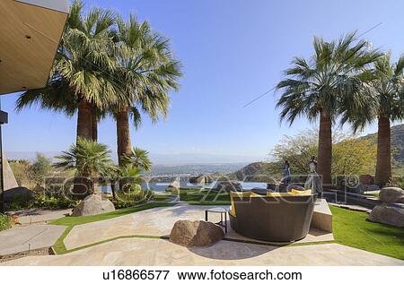 Stock Photo - View from manor house. Fotosearch