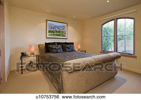 Bedroom interior of luxurious manor house View Large Photo Image Stock Photograph - Bedroom interior of luxurious manor house. Fotosearch
