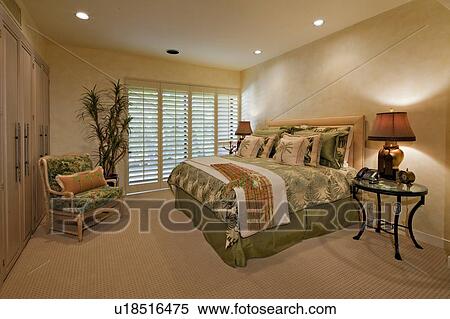 Stock Photography - Bedroom interior of luxurious villa. Fotosearch