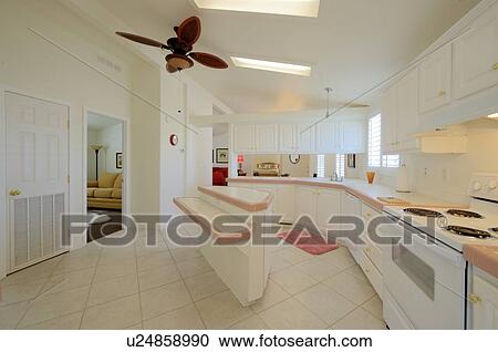 Contemporary kitchen interior design View Large Photo Image Stock Image - Contemporary kitchen interior design. Fotosearch