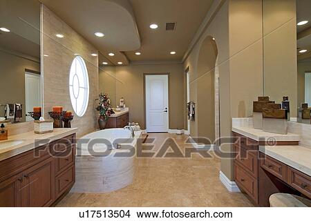 Luxurious bathroom interior View Large Photo Image Picture - Luxurious bathroom interior. Fotosearch