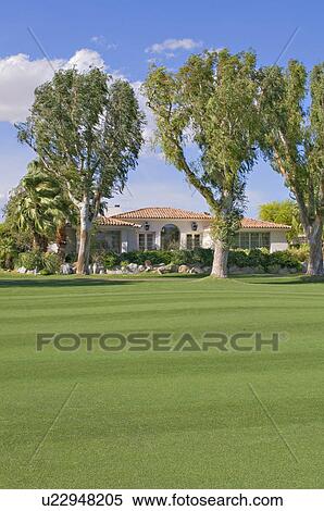 View of manor house with lawn in foreground View Large Photo Image Stock Photography - View of manor house with lawn in foreground. Fotosearch