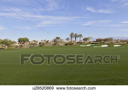Stock Photo - View of private golf course. Fotosearch