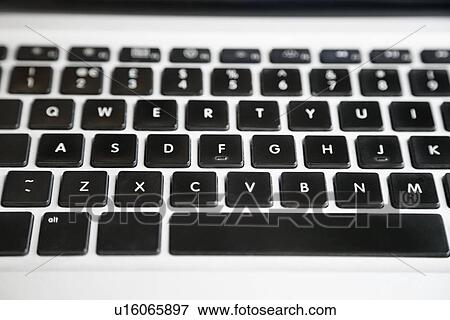Stock Photo - Close-up view of a computer keyboard. Fotosearch