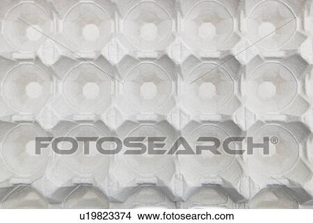 Full-frame shot of an empty egg carton View Large Photo Image Picture - Full-frame shot of an empty egg carton. Fotosearch