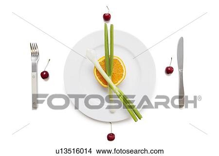 Picture - Time for healthy food. Fotosearch