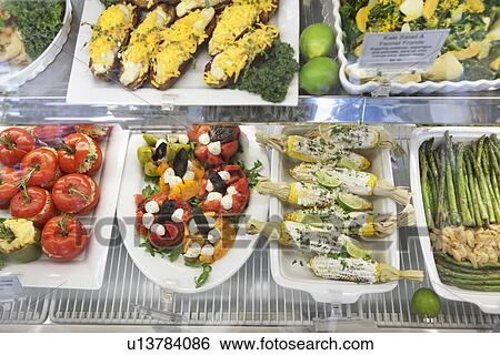 Stock Photograph - Variety of dishes. Fotosearch