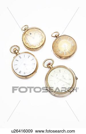 Four old-fashioned pocket watches over white background View Large Photo Image Stock Photo - Four old-fashioned pocket watches over white background. Fotosearch