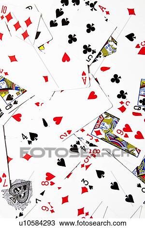 Full-frame shot of large group of scattered playing cards View Large Photo Image Stock Image - Full-frame shot of large group of scattered playing cards. Fotosearch