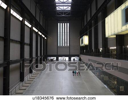 England London Tate Modern Museum Interior Of The Turbine