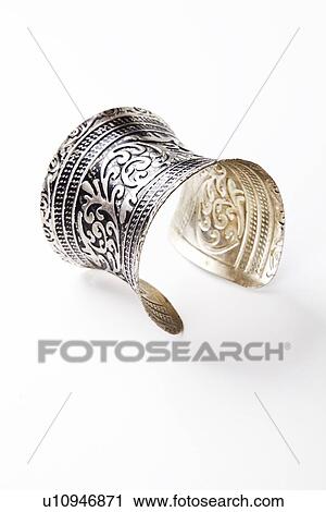 Beautiful design on bracelet over white background View Large Photo Image Stock Image - Beautiful design on bracelet over white background. Fotosearch